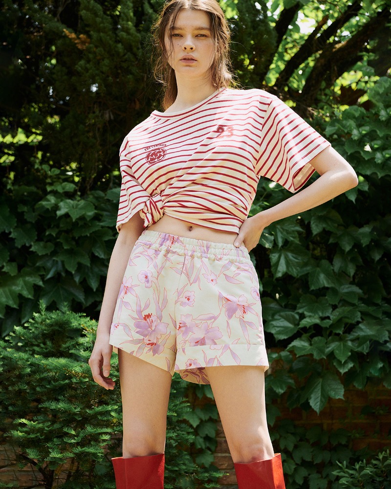 COCO FLOWER SHORT PANTS_PINK